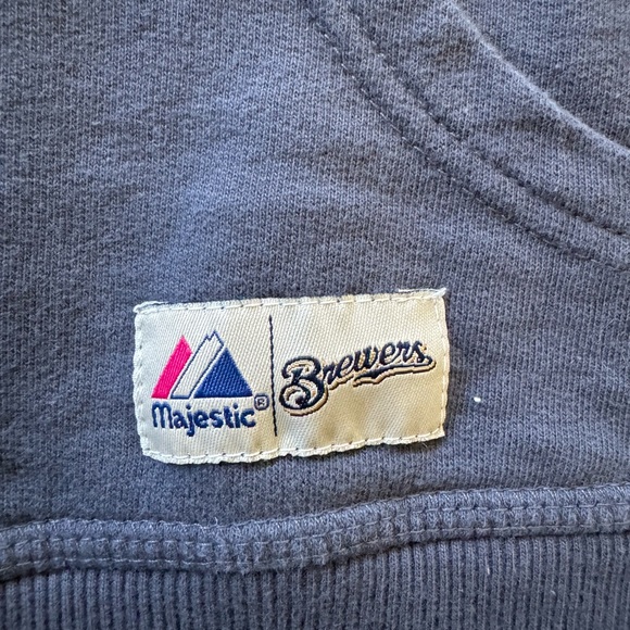 Milwaukee Brewers zip up hoodie. - Picture 2 of 2